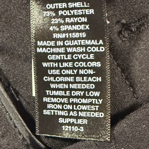 Worthington Women’s 4 Black Dress Pants Work Slacks Stretch Office Career - Picture 5 of 10